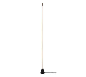 Lucide EQUINOX - Vloerlamp - LED Dimb. - CCT - 1x26W 2700K/4000K - Handbewegingssensor - Koffie | Vibes