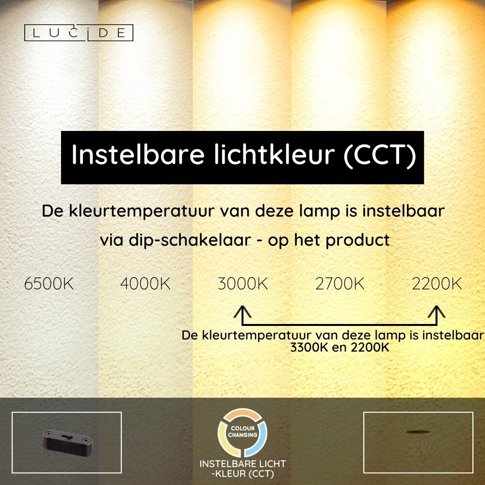 Lucide CALINA - Hanglamp - LED Dimb. - CCT - 12x7W 2200K/3300K - Koffie | Premium Lucide CALINA - Hanglamp - LED Dimb. - CCT - 12x7W 2200K/3300K - Koffie | Premium