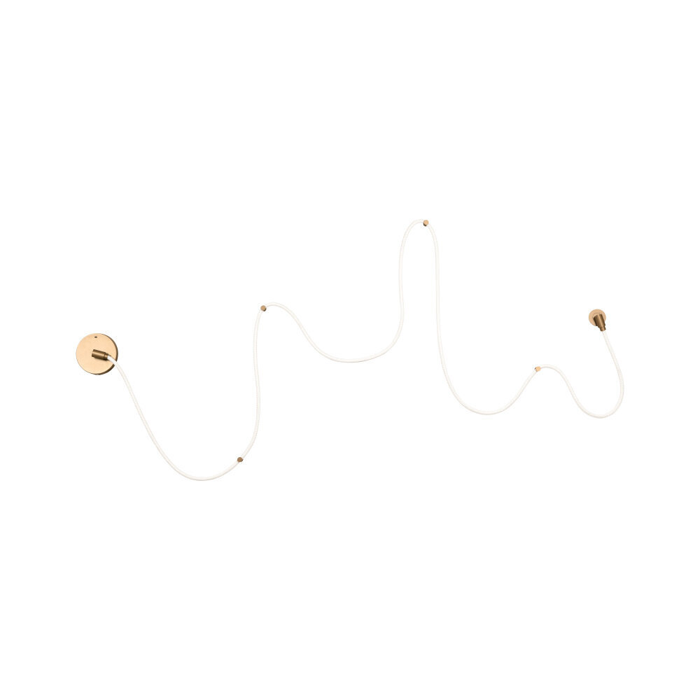 Lucide JANDERIN - Wandlamp - LED Dimb. - CCT - 1x48W 2200K/3300K - Handbewegingssensor - Champagne kleur | Vibes