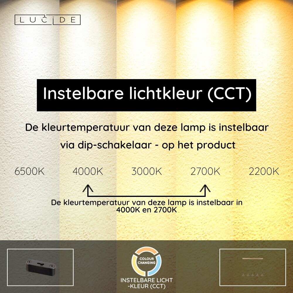Lucide SANTIAGO - Hanglamp - LED Dimb. - CCT - 5x10W 2700K/4000K - Amber | Premium Lucide SANTIAGO - Hanglamp - LED Dimb. - CCT - 5x10W 2700K/4000K - Amber | Premium