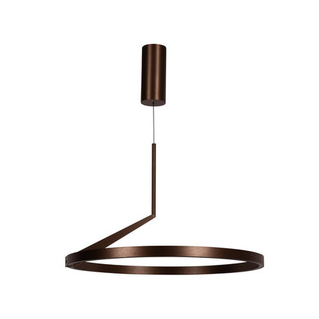 Lucide APPLAUSE - Hanglamp - Ø 60 cm - LED Dimb. - CCT - 1x32W 2700K/4000K - Handbewegingssensor - Koffie | Premium Lucide APPLAUSE - Hanglamp - Ø 60 cm - LED Dimb. - CCT - 1x32W 2700K/4000K - Handbewegingssensor - Koffie | Premium