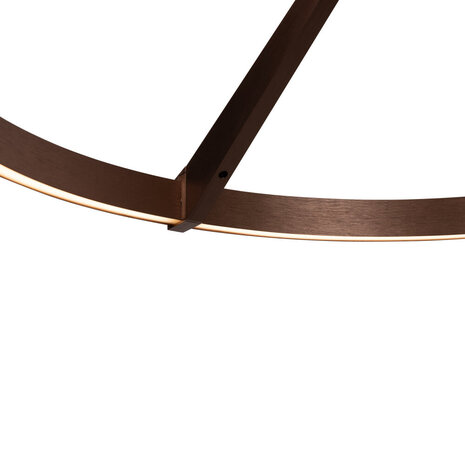 Lucide APPLAUSE - Hanglamp - Ø 60 cm - LED Dimb. - CCT - 1x32W 2700K/4000K - Handbewegingssensor - Koffie | Premium Lucide APPLAUSE - Hanglamp - Ø 60 cm - LED Dimb. - CCT - 1x32W 2700K/4000K - Handbewegingssensor - Koffie | Premium