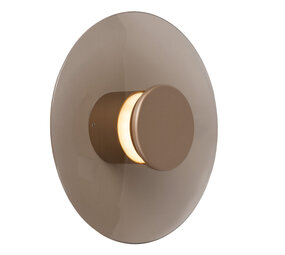 Lucide SANTIAGO - Wandlamp - Ø 23 cm - LED Dimb. - CCT - 1x10W 2700K/4000K - Amber | Premium Lucide SANTIAGO - Wandlamp - Ø 23 cm - LED Dimb. - CCT - 1x10W 2700K/4000K - Amber | Premium