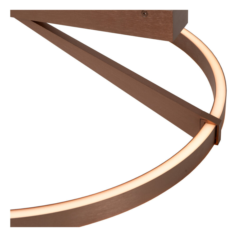 Lucide APPLAUSE - Plafonnière - Ø 60 cm - LED Dimb. - CCT - 1x40W 2200K/4000K - Koffie | Premium