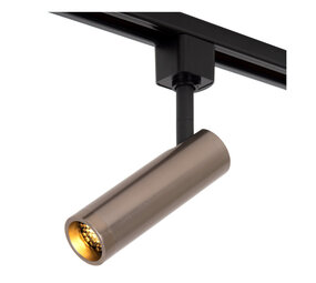 Lucide TRACK GRADO Railspot - 1-fase Railsysteem / Railverlichting - 1xGU10(MR11) -Grijs ijzer (Uitbreiding)
