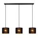 Lucide TAGALOG - Hanglamp - Ø 40 cm - 3xE27 - Zwart Lucide TAGALOG - Hanglamp - Ø 40 cm - 3xE27 - Zwart