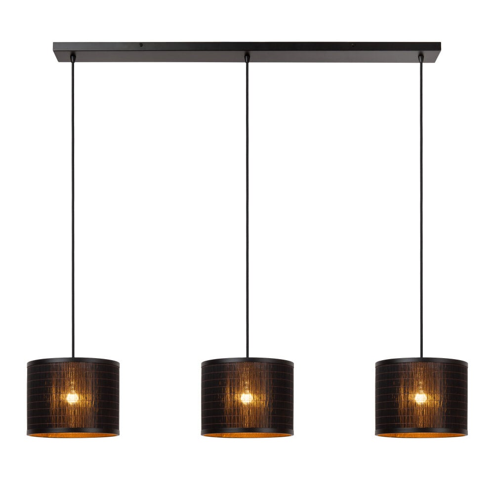 Lucide TAGALOG - Hanglamp - Ø 40 cm - 3xE27 - Zwart