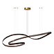 Lucide SLALOM - Hanglamp - LED Dimb. - CCT - 1x80W 2200K/4000K - Koffie | Premium Lucide SLALOM - Hanglamp - LED Dimb. - CCT - 1x80W 2200K/4000K - Koffie | Premium