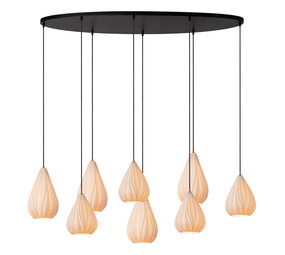 Lucide CINZIA - Hanglamp - 8xE27 - Wit