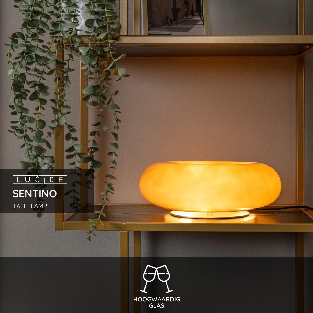 Lucide SENTINO - Tafellamp - Ø 29,5 cm - 3xG9 - Taupe Lucide SENTINO - Tafellamp - Ø 29,5 cm - 3xG9 - Taupe