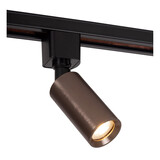 Lucide TRACK RITMO Railspot - 1-fase Railsysteem / Railverlichting - 1xGU10-MR11 - Koffie (Uitbreiding)