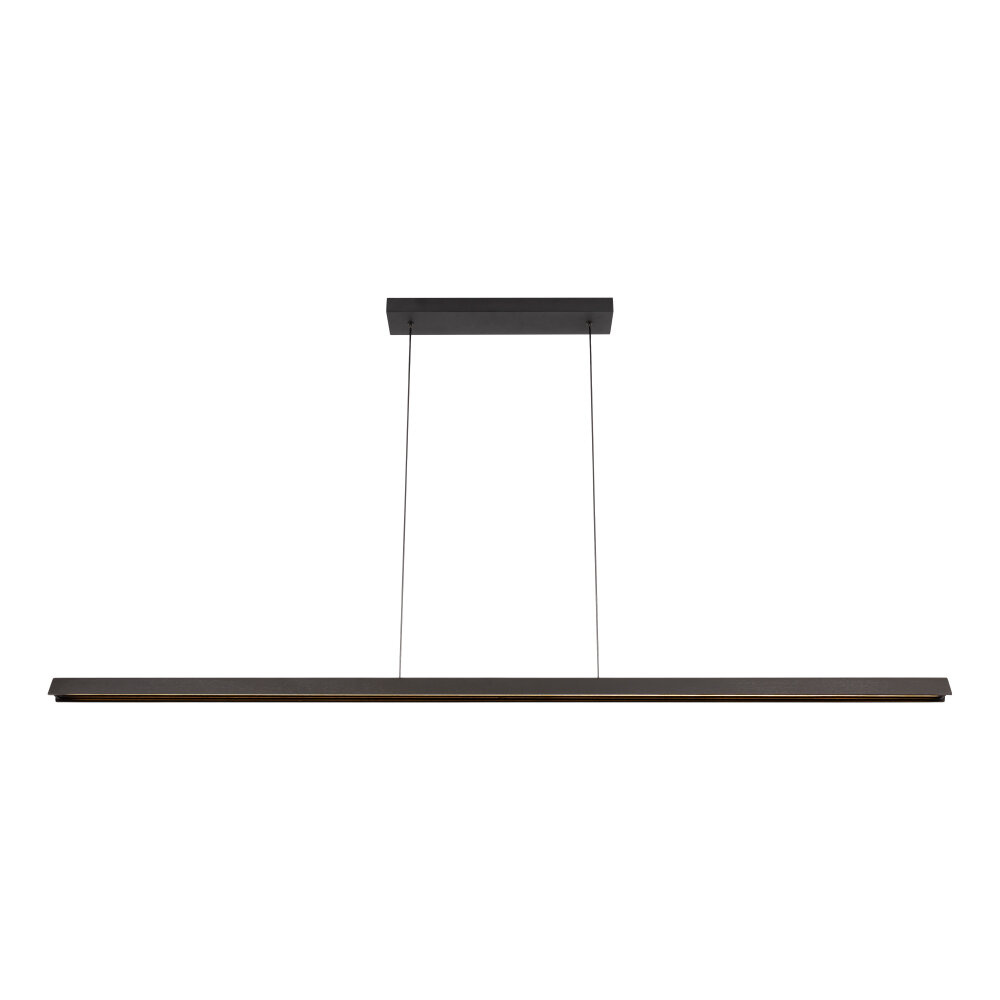 Lucide FELSTED - Hanglamp - LED Dimb. - CCT - 1x28W 2200K/4000K - Zwart | Vibes
