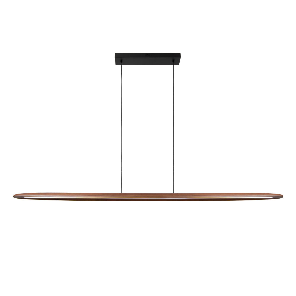 Lucide LANGHOLT - Hanglamp - LED - CCT - 1x28W 2200K/4000K - Licht hout | Vibes