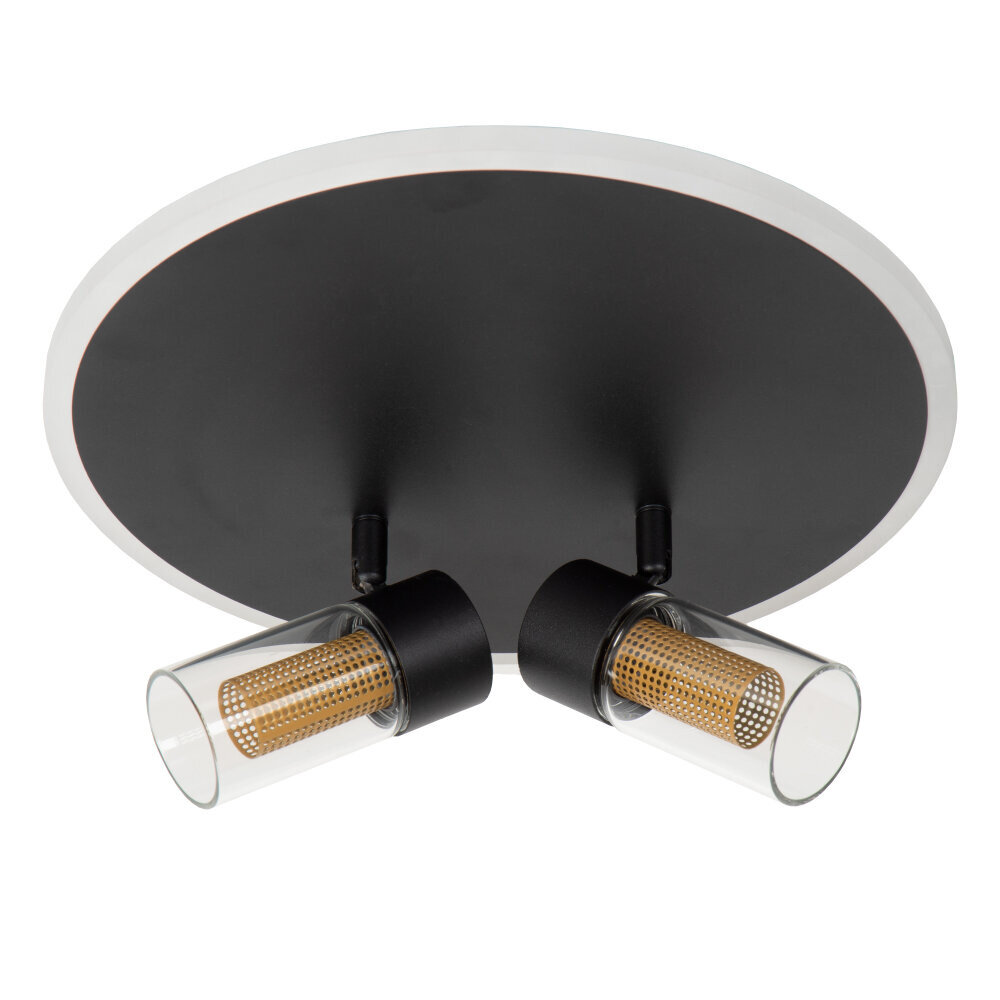 Lucide EVERINA - Plafonnière - Ø 30 cm - LED Dimb. - CCT - 2200K/6500K - Zwart | Essential