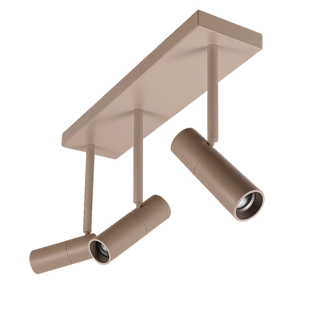 Freelight Spot Undici 3 lichts L 57 cm beige