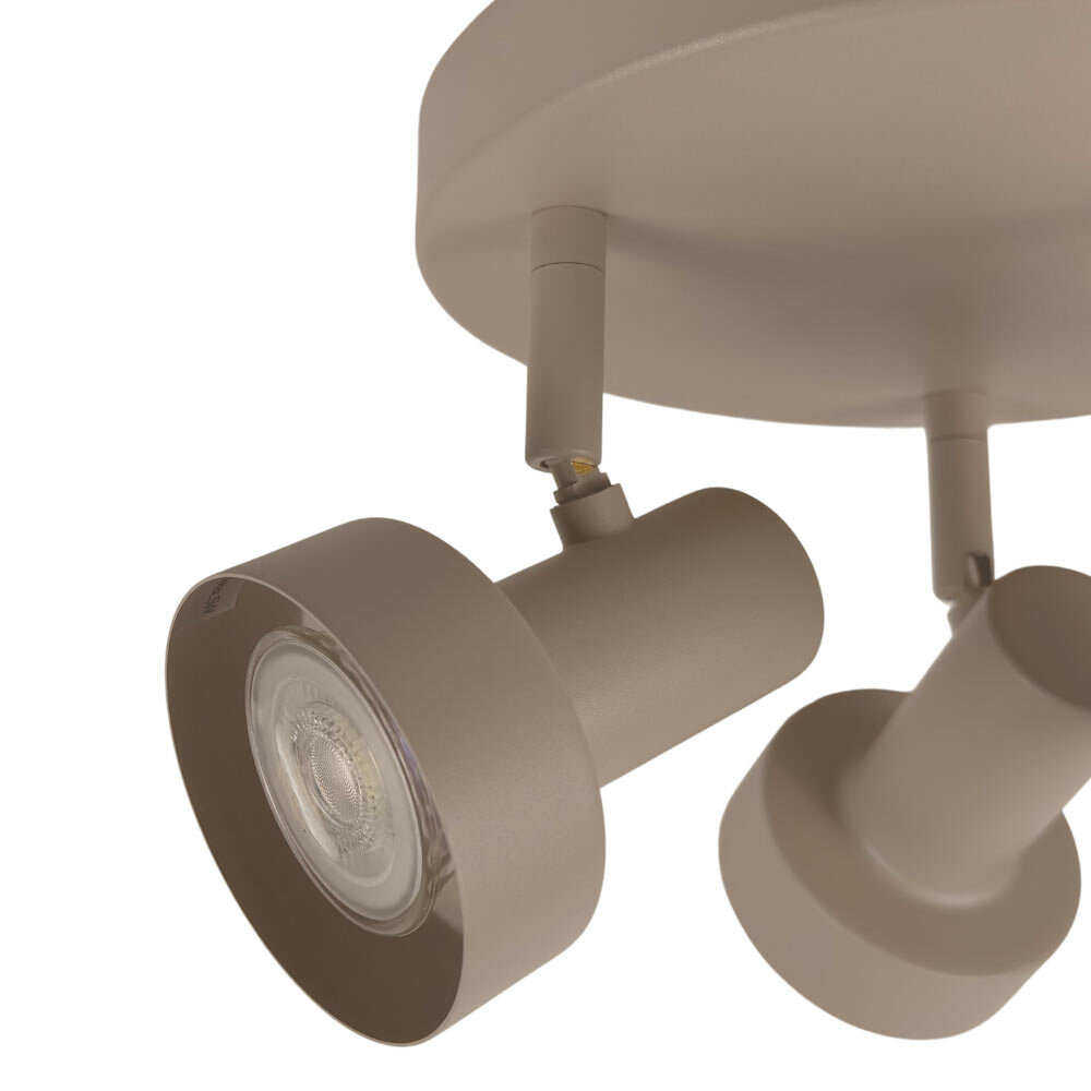Freelight Spot Lunata 3 lichts Ø 20 cm beige Freelight Spot Lunata 3 lichts Ø 20 cm beige