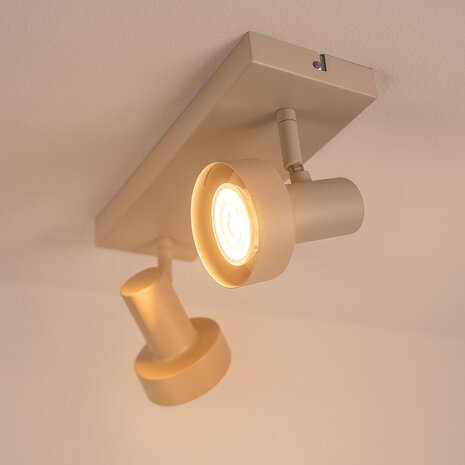Freelight Spot Lunata 2 lichts L 30 cm beige Freelight Spot Lunata 2 lichts L 30 cm beige