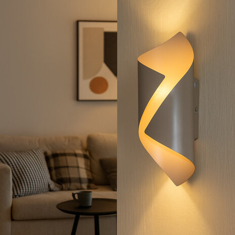 Freelight Wandlamp Letto H 31 cm Taupe Freelight Wandlamp Letto H 31 cm Taupe