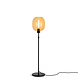 Highlight Vloerlamp Bellini H 134-190 cm amber zwart Highlight Vloerlamp Bellini H 134-190 cm amber zwart