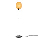 Highlight Vloerlamp Bellini H 134-190 cm amber zwart Highlight Vloerlamp Bellini H 134-190 cm amber zwart