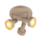 Freelight Spot Lunata 3 lichts Ø 20 cm beige Freelight Spot Lunata 3 lichts Ø 20 cm beige