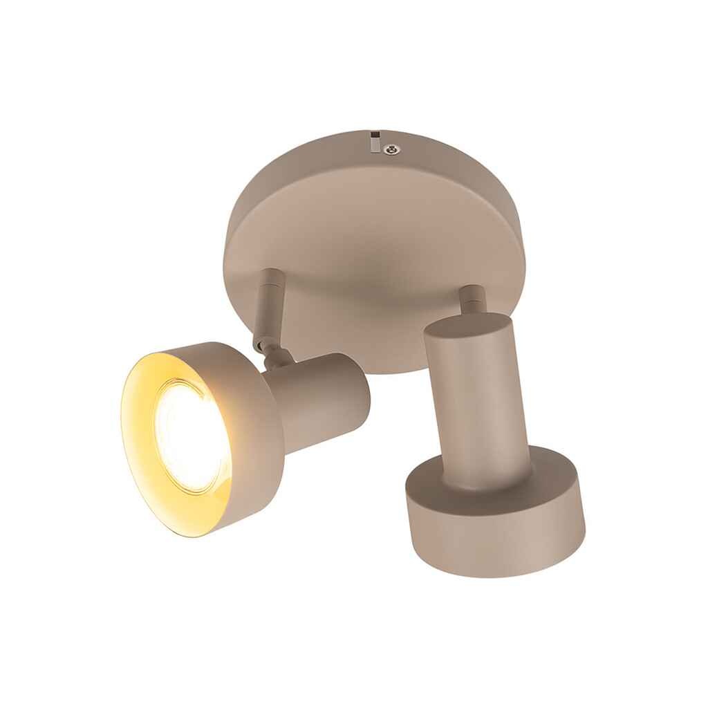 Freelight Spot Lunata 2 lichts Ø 15 cm beige