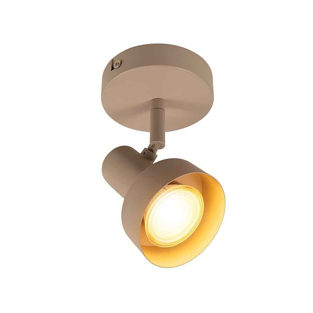 Freelight Spot Lunata 1 lichts Ø 10 cm beige