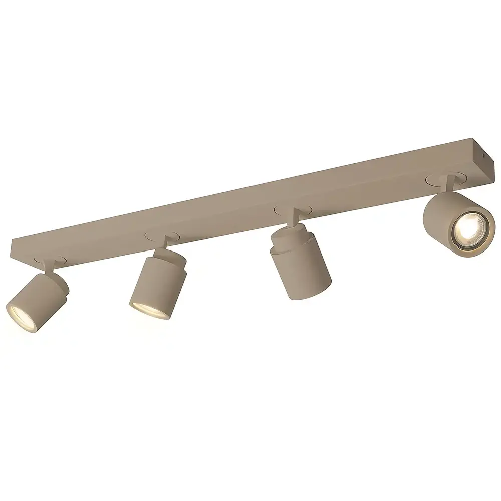 Freelight Spot Razza 4 lichts L 76 cm GU10 beige