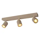 Freelight Spot Razza 3 lichts L 54 cm  GU10 beige Freelight Spot Razza 3 lichts L 54 cm  GU10 beige