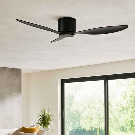 Freelight Plafondventilator Brezza Ø 132 cm zwart Freelight Plafondventilator Brezza Ø 132 cm zwart