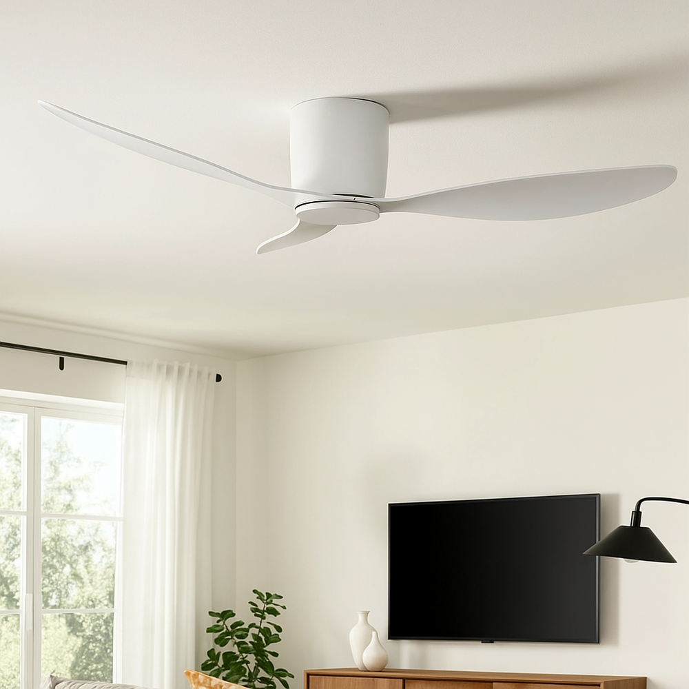 Ylumen Plafondventilator Brezza 3 blad 132 cm wit Ylumen Plafondventilator Brezza 3 blad 132 cm wit