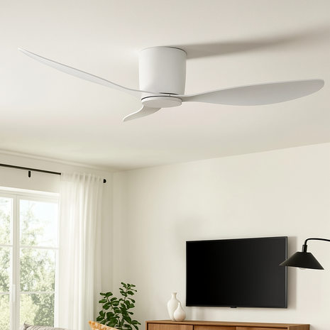 Ylumen Plafondventilator Brezza 3 blad 132 cm wit Ylumen Plafondventilator Brezza 3 blad 132 cm wit