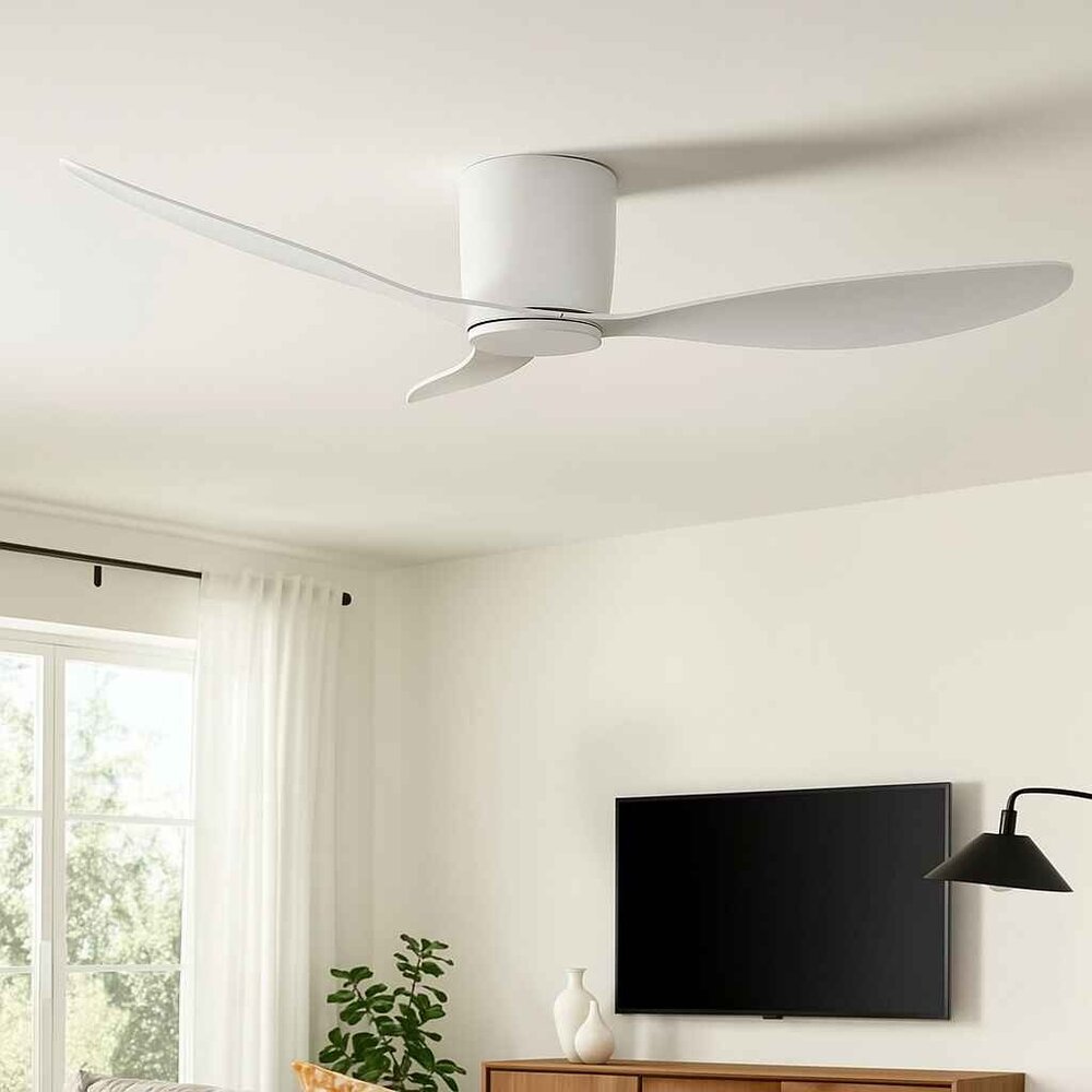 Freelight Plafondventilator Brezza Ø 132 cm wit