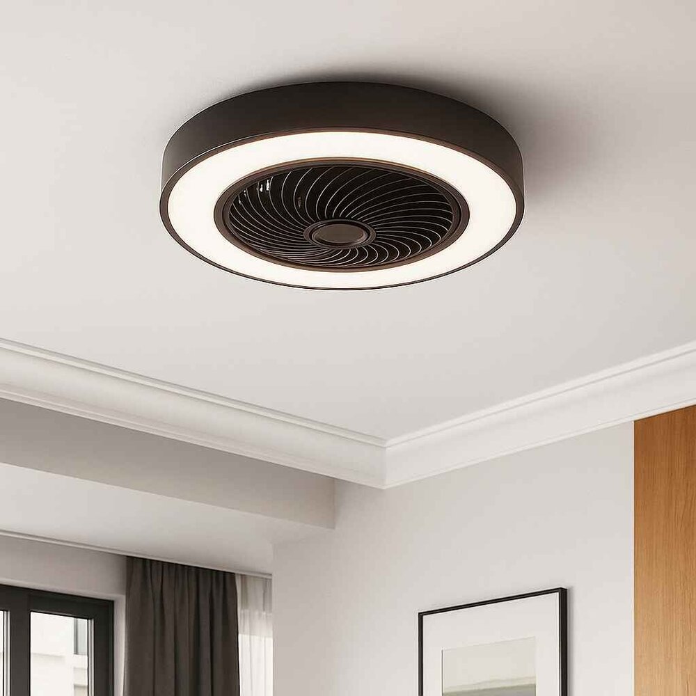 Freelight Plafondventilator Fiato Ø 50 cm zwart Freelight Plafondventilator Fiato Ø 50 cm zwart