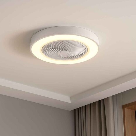 Freelight Plafondventilator Fiato Ø 50 cm wit Freelight Plafondventilator Fiato Ø 50 cm wit