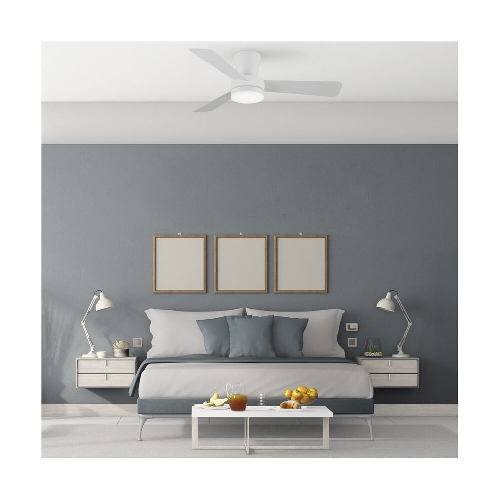 CristalRecord Plafondventilator Benda 3 blad Ø 101 cm wit