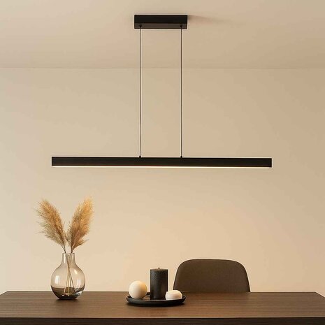 Freelight Hanglamp Traiano L 140 cm zwart