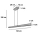 Freelight Hanglamp Traiano L 140 cm brons Freelight Hanglamp Traiano L 140 cm brons