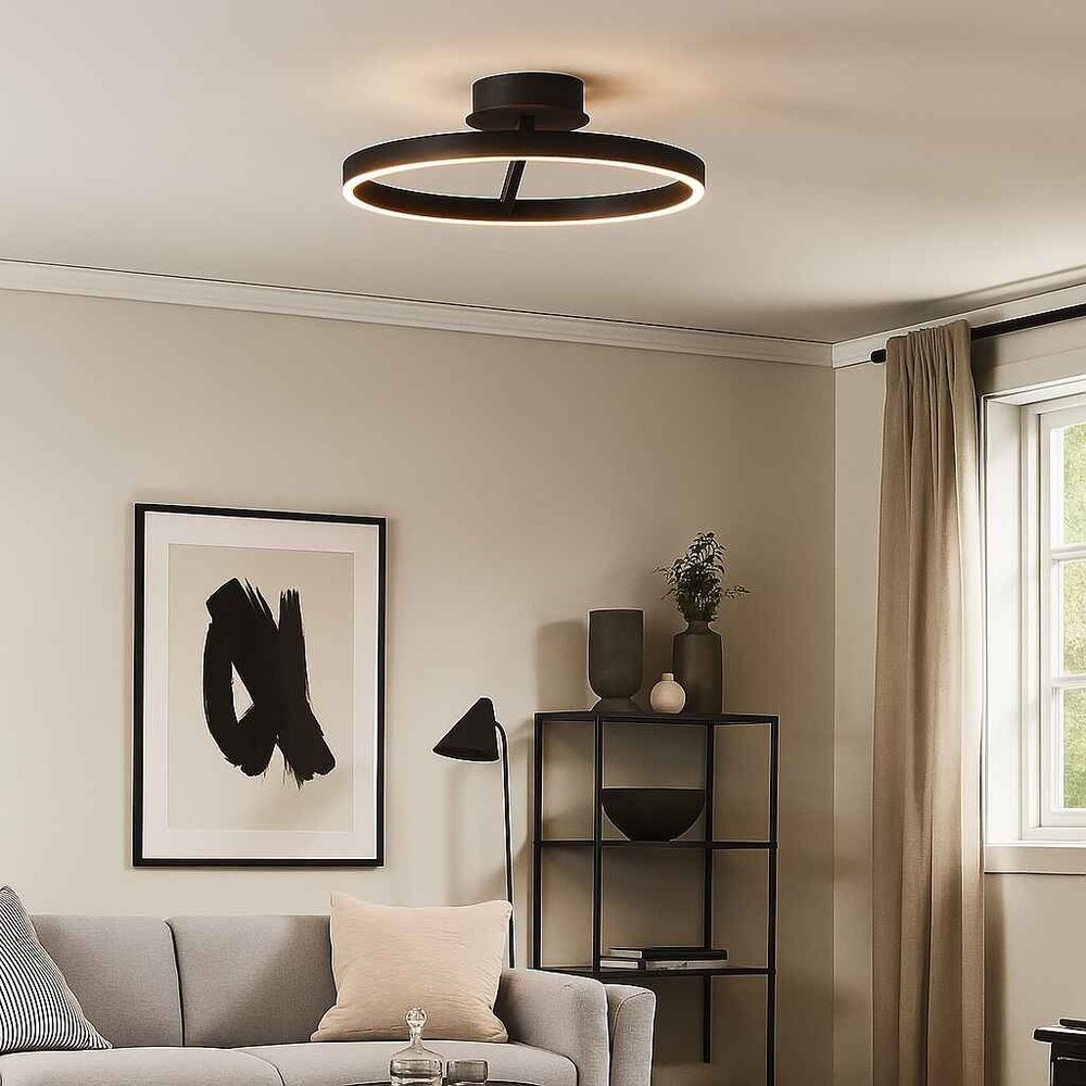 Freelight Plafondlamp Pilota  Ø 55 cm zwart Freelight Plafondlamp Pilota  Ø 55 cm zwart