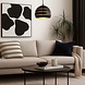 Freelight Hanglamp Djarin Ø 28 cm zwart goud Freelight Hanglamp Djarin Ø 28 cm zwart goud