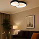 Freelight Plafondlamp Organico L 58 cm zwart Freelight Plafondlamp Organico L 58 cm zwart