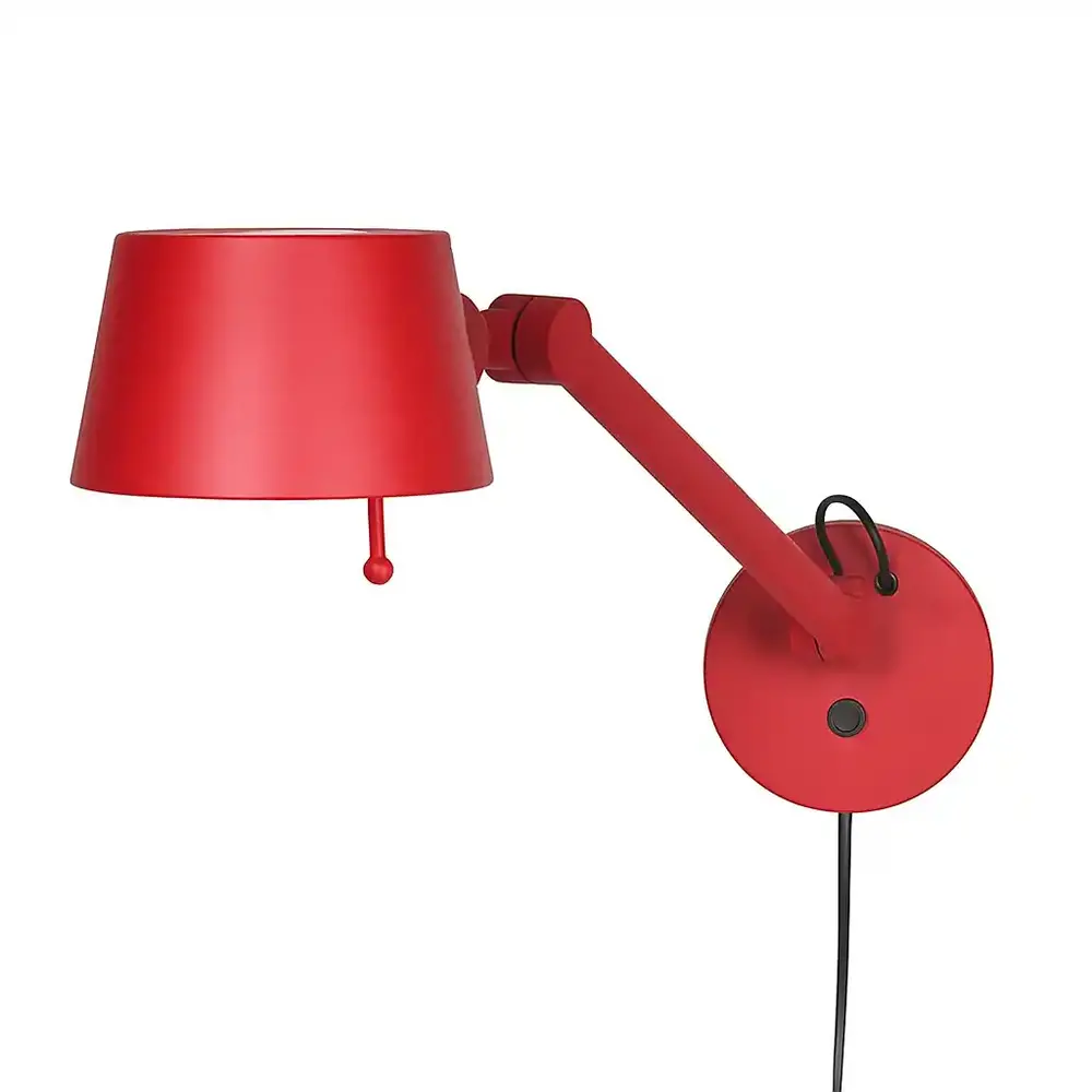 Freelight Wandlamp Sovrano L 61 cm rood