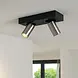 Highlight Spot Eliano 2 lichts L 24 cm zwart mat chroom Highlight Spot Eliano 2 lichts L 24 cm zwart mat chroom