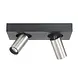 Highlight Spot Eliano 2 lichts L 24 cm zwart mat chroom Highlight Spot Eliano 2 lichts L 24 cm zwart mat chroom