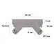 Highlight Spot Eliano 2 lichts L 24 cm zwart Highlight Spot Eliano 2 lichts L 24 cm zwart