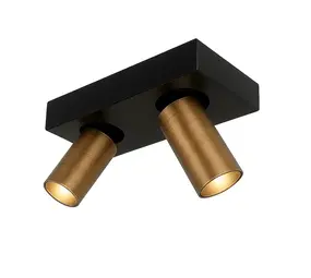 Highlight Spot Eliano 2 lichts L 24 cm zwart brons Highlight Spot Eliano 2 lichts L 24 cm zwart brons