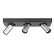 Highlight Spot Eliano 3 lichts L 36 cm zwart mat chroom Highlight Spot Eliano 3 lichts L 36 cm zwart mat chroom