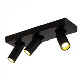 Highlight Spot Eliano 3 lichts L 36 cm zwart