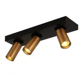 Highlight Spot Eliano 3 lichts L 36 cm zwart brons