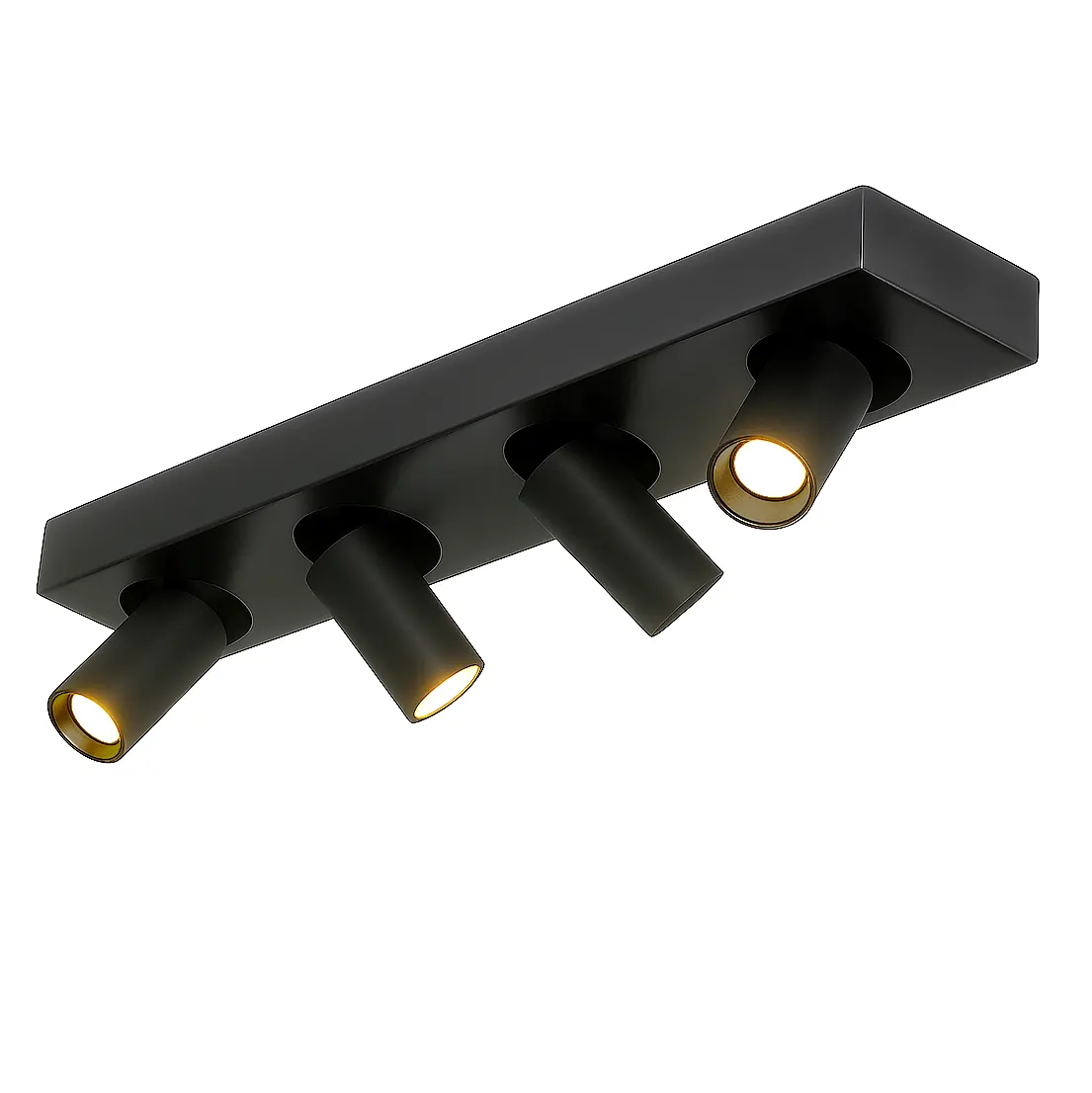 Highlight Spot Eliano 4 lichts L 48 cm zwart